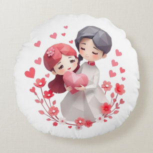 Mr. & Mrs. Love is Brewing Couples Memory Pillow