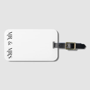 Mr & Mrs Luggage Tag