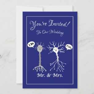 Mr. & Mrs. Neuron Invitation