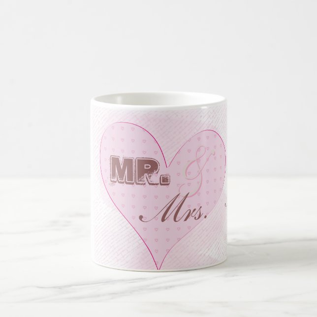 Mr. & Mrs Romantic  Coffee Mug (Center)