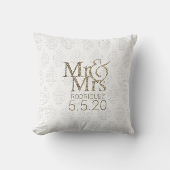 Mr. & Mrs. Royal Fairytale Cushion (Front)