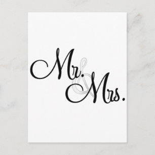 Mr. & Mrs. Unique Items Postcard