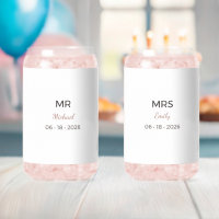 Mr Mrs Wedding Glasses | Romantic Toast Set