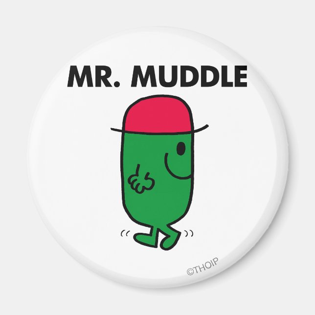 Mr. Muddle | Walking Backwards Magnet (Front)
