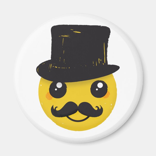 Mr Mustache Magnet (Front)