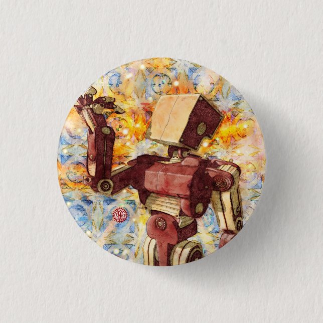 Mr. Myself 3 Cm Round Badge (Front)