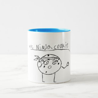 Mr. Ninja Cookie Two-Tone Coffee Mug