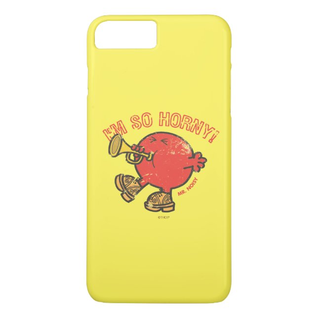 Mr. Noisy Tooting His Horn Case-Mate iPhone Case (Back)