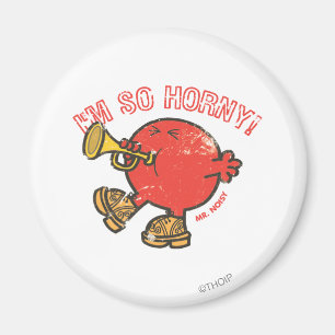 Mr. Noisy Tooting His Horn Magnet