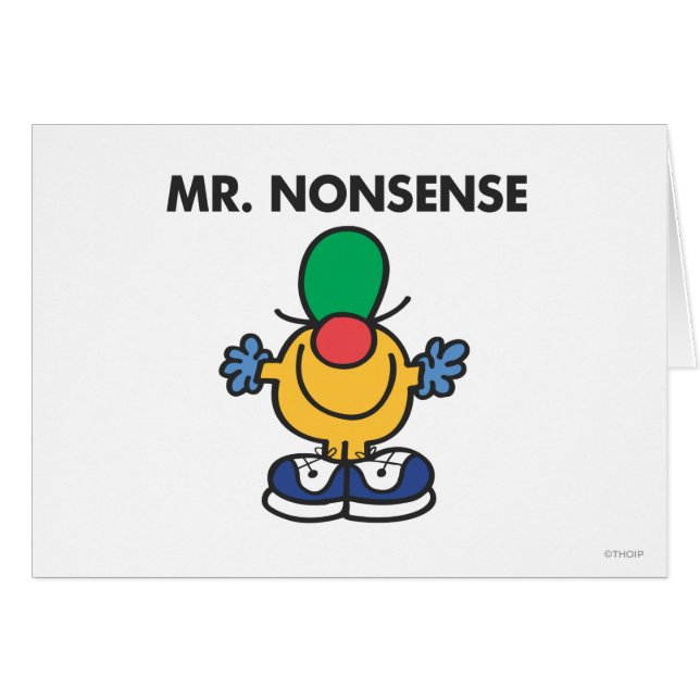 Mr. Nonsense | Funny Outfit (Front Horizontal)