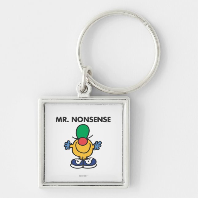Mr. Nonsense | Funny Outfit Key Ring (Front)