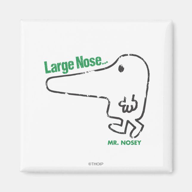 Mr. Nosey | Large Nose Magnet (Front)