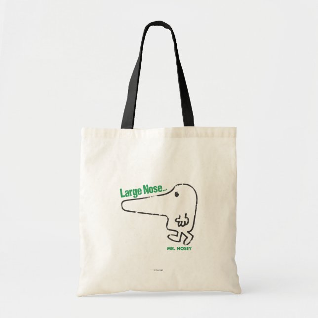 Mr. Nosey | Large Nose Tote Bag (Front)