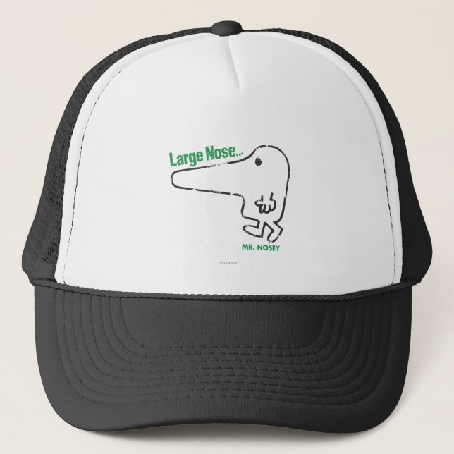 Mr. Nosey | Large Nose Trucker Hat (Front)