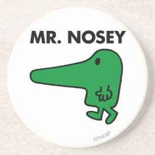 Mr. Nosey Leading By A Nose Coaster