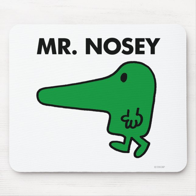Mr. Nosey | Leading By A Nose Mouse Pad (Front)