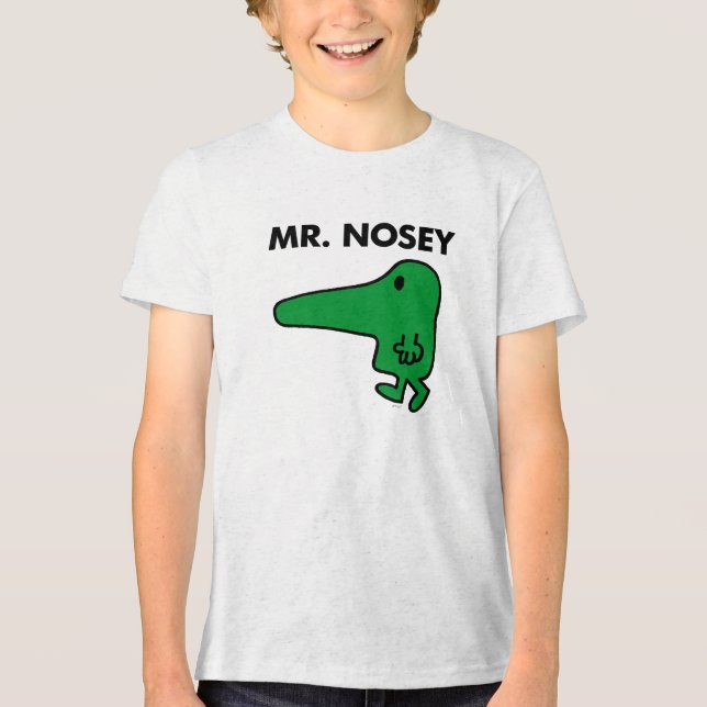 Mr. Nosey | Leading By A Nose Tri-Blend Shirt (Front)