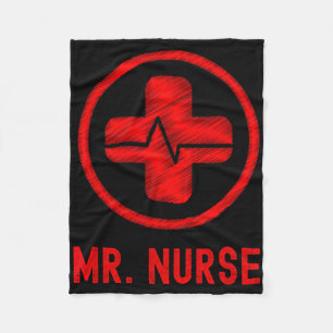 Mr. Nurse Fleece Blanket