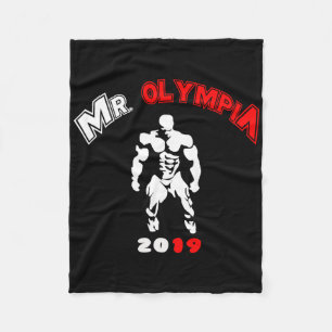 Mr Olympia 2019 Gym Bodybuilding Fitness Workout  Fleece Blanket