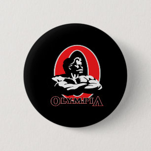 Mr Olympia Bodybuilding Fitness Gym  6 Cm Round Badge