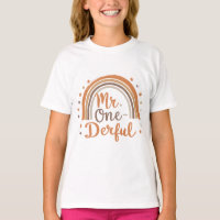 Mr One Derful Birthday Shirt
