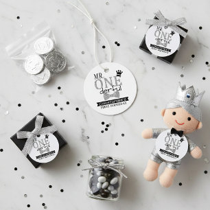 Mr. ONEderful 1st Birthday Party Favour Tags
