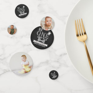 Mr. ONEderful 1st Birthday Party Photo Confetti