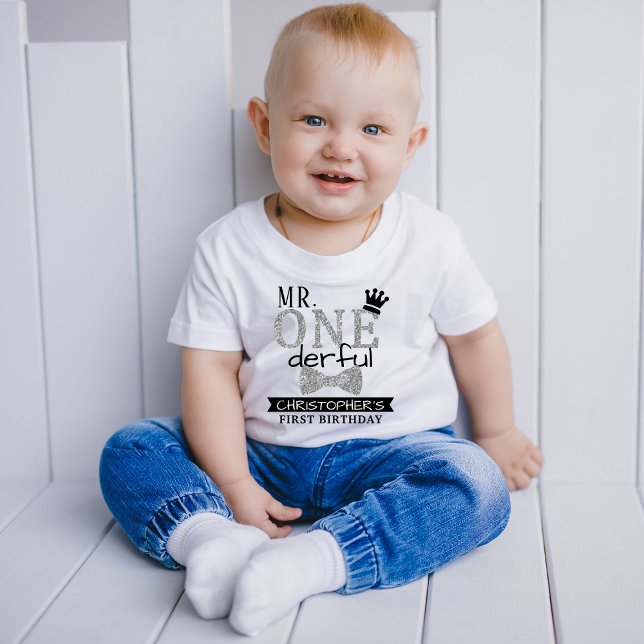 Mr. ONEderful 1st Birthday Toddler T-shirt (Creator Uploaded)
