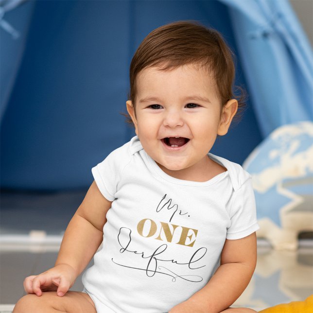 Mr. Onederful Baby Bodysuit (Mr. Onederful Baby Bodysuit)