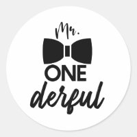 Mr. ONEderful Mr Wonderful First 1st Birthday Bann