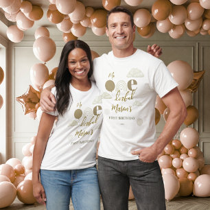 Mr Onederful Neutral Cloud Birthday Family T-Shirt