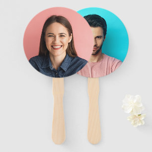Mr or Mrs? Bride Groom Photo Wedding Game Hand Fan