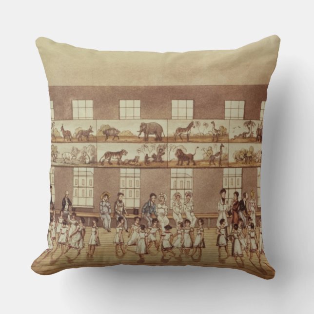Mr Owen's Institution, New Lanark (Quadrille Danci Cushion (Front)