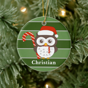 Mr Owl Christmas Special Ceramic Tree Decoration