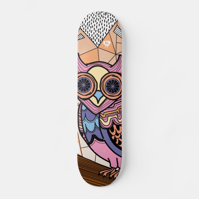 Mr. Owl deck Skateboard (Front)