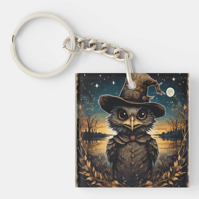Mr Owl Key Ring (Front)