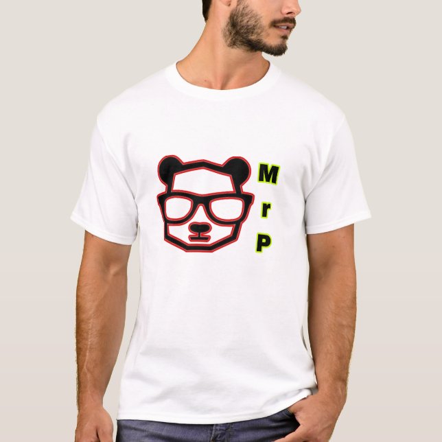 Mr Panda Aesthetic Panda Art T-Shirt (Front)
