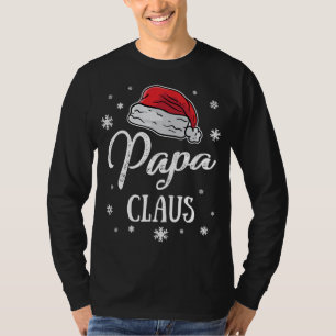 Mr. Papa Santa Claus Christmas Dad Matching Family T-Shirt