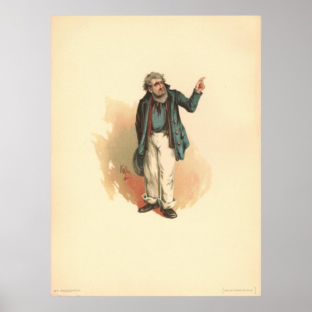 Mr. Peggotty by Kyd - Dickens' David Copperfield Poster (Front)