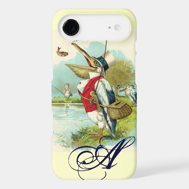 MR PELICAN FISHING MONOGRAM,cream (Back)