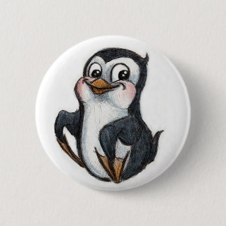 Mr. Penguin! 6 Cm Round Badge