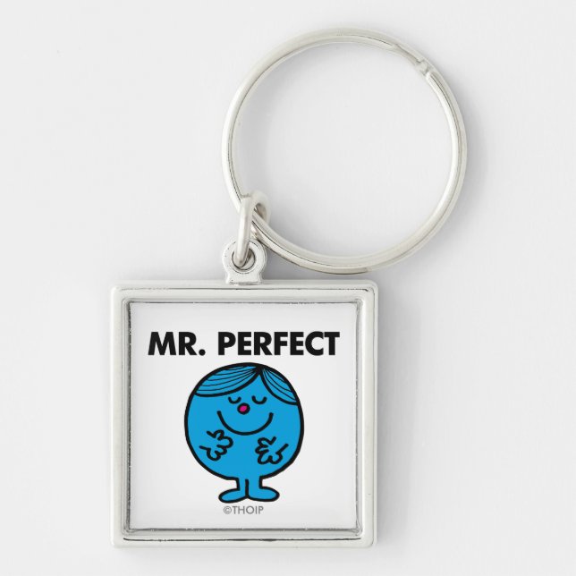 Mr. Perfect | Quietly Content Key Ring (Front)