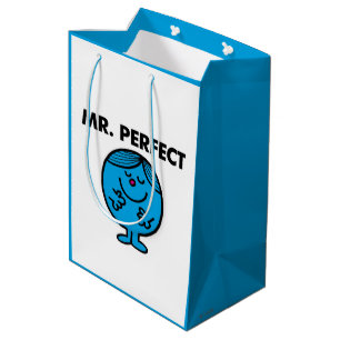 Mr. Perfect Quietly Content Medium Gift Bag