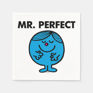 Mr. Perfect Quietly Content Napkin