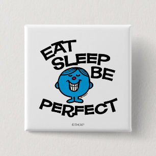 Mr. Perfect's Plan For Life 15 Cm Square Badge