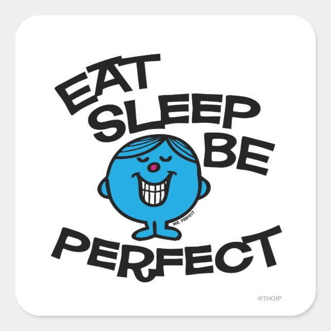 Mr. Perfect's Plan For Life Square Sticker (Front)