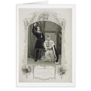Mr Phelps as Hamlet and Miss Glyn as Queen Gertrud