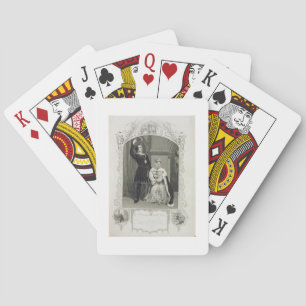 Mr Phelps as Hamlet and Miss Glyn as Queen Gertrud Playing Cards