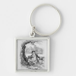 Mr Pickwick, from 'Charles Dickens: A Gossip about Key Ring