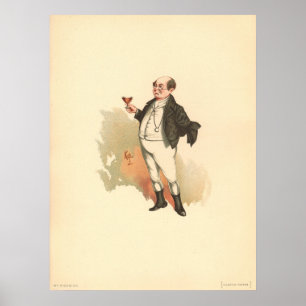 Mr. Pickwick from The Pickwick Papers Poster